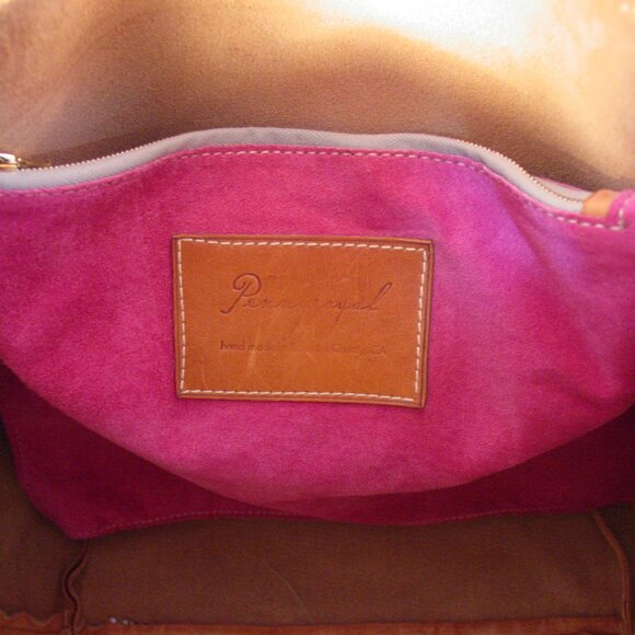 PENNYROYAL $650 XL Whiskey Leather Bucket Tote Bag - Hand Made in Sonoma, USA - Picture 8 of 8